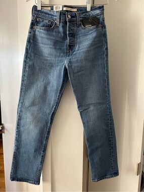 Levi's Blue Wedgie Straight Jeans